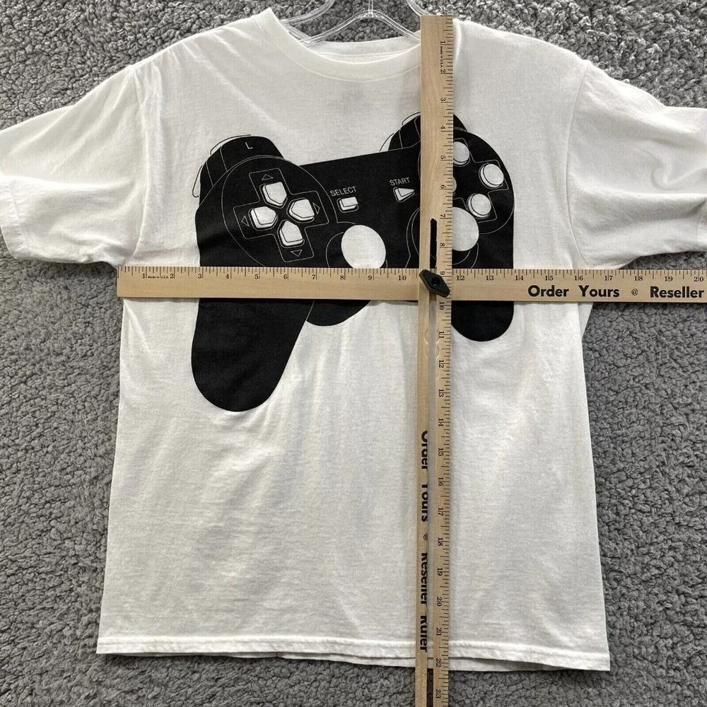 PlayStation Boy's Shirt Boys‎ Medium White T Shirt PS Controller Graphic Boys M